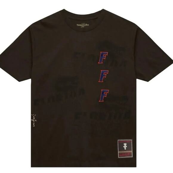 Cactus Jack Travis Scott x Mitchell & Ness Florida Gators T-Shirt New w/o Tag - Picture 1 of 5